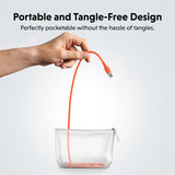 Targus HyperJuice Flex USB cable USB 2.0 1.5 m USB C 0.48 Gbit/s 60 W Orange