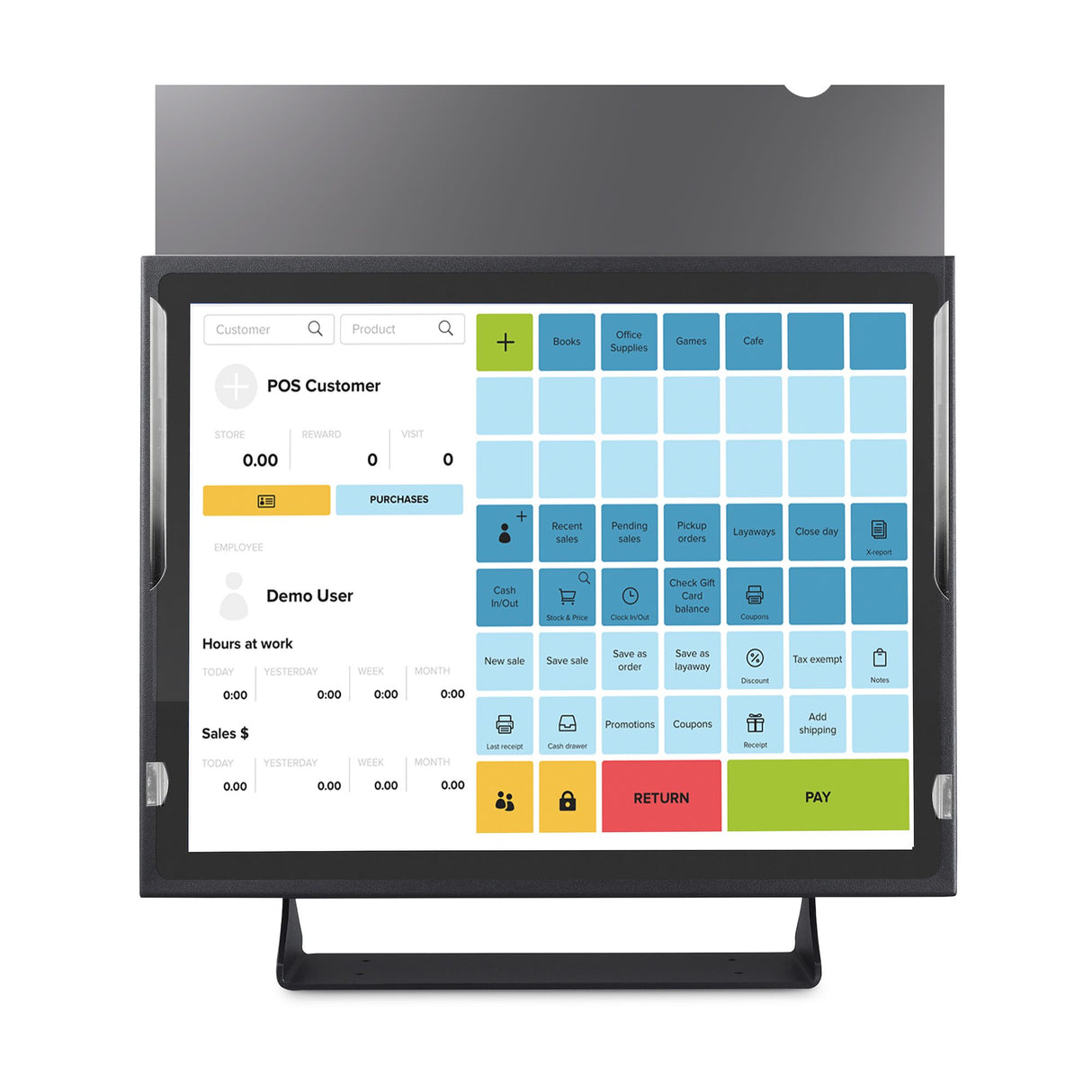 StarTech.com 17-inch 5:4 Computer Monitor Privacy Filter, Anti-Glare Privacy Screen w/51% Blue Light Reduction, Monitor Screen Protector w/+/- 30 Deg. Viewing Angle
