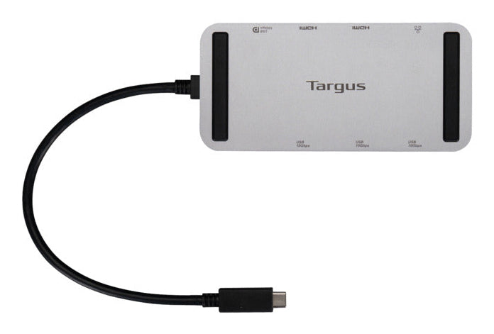 Targus DOCK429GL laptop dock/port replicator Wired USB4 Silver