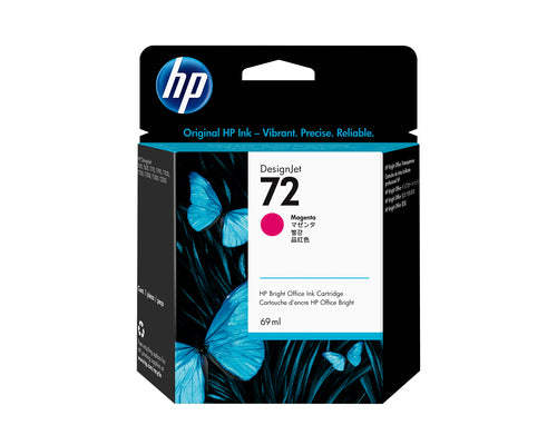 HP Cartouche d'encre magenta n°72 69-ml avec encre Vivera print head Thermal inkjet