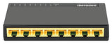 Intellinet 8-Port Gigabit Ethernet Switch, Desktop Size, Plastic, IEEE 802.3az (Energy Efficient Ethernet), Black