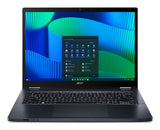 Acer TravelMate TMP414RN-54-56G9 Intel Core Ultra 5 125U Hybrid (2-in-1) 35.6 cm (14") Touchscreen WUXGA 16 GB DDR5-SDRAM 512 GB SSD Wi-Fi 6E (802.11ax) Windows 11 Pro Blue