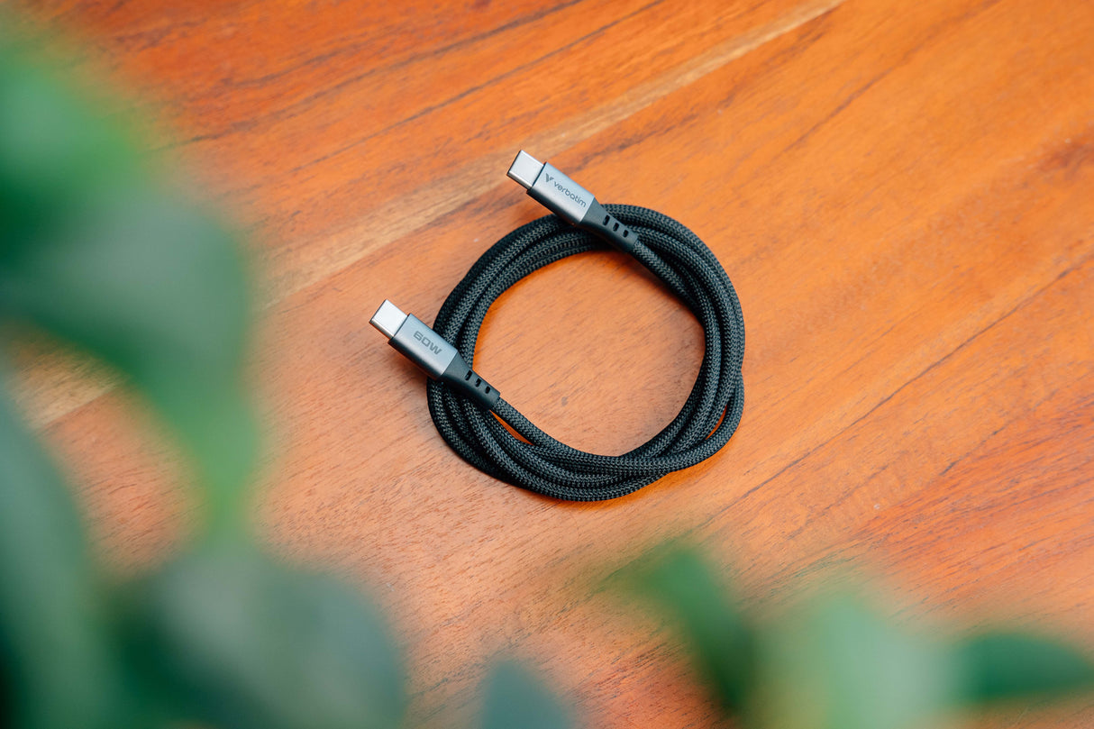 Verbatim Sync & Charge Cable - 60W USB-C to USB-C 120 cm