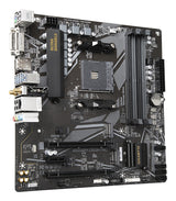 GIGABYTE B550M DS3H AC Motherboard - AMD Ryzen 5000 CPUs, 5+3 Phases VRM, up to 4733MHz DDR4, 1xPCIe 4.0 + 1xPCIe 3.0 M.2, Wi-Fi 5, 1GbE LAN, USB 3.2 Gen 1