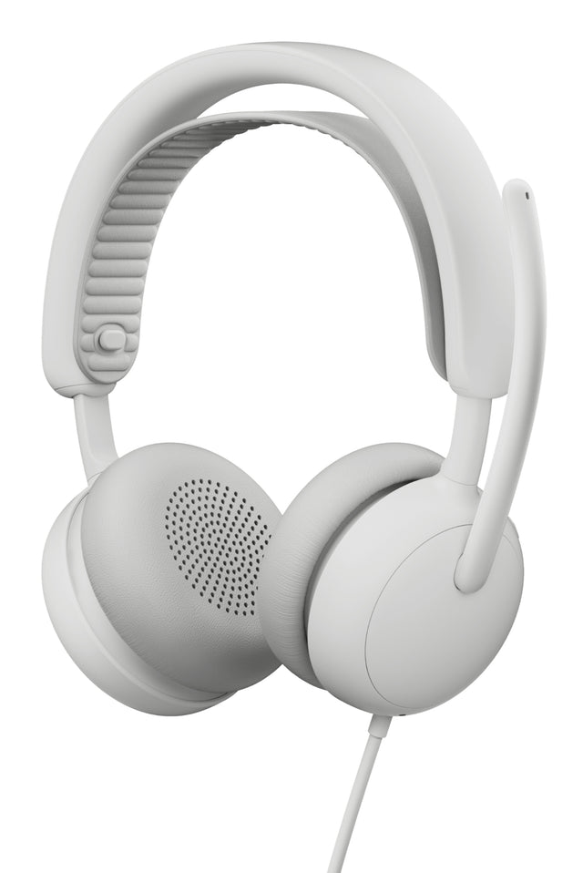 Logitech Zone Wired 2 Headset Head-band Calls/Music USB Type-C / USB Type-A White