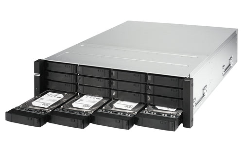 QNAP ES1686dc NAS Rack (3U) Intel® Xeon® D D-2123IT 32 GB DDR4 0 TB QNAP QES Black, Grey