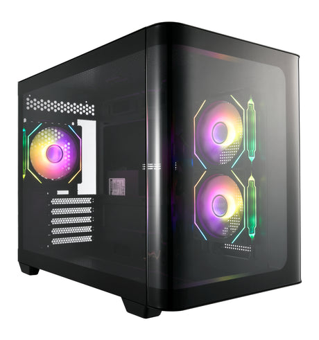 FSP S380-BA Case Mini Tower mITX, mATX Black ARGB