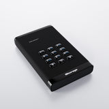 iStorage diskAshur³ 1 TB Black | Secure Portable Hard Drive | | FIPS 140-3 Level 3 Complaint |Common Criteria EAL 5+ | PIN protected | AES-XTS 256-bit hardware encryption | GDPR, TAA Compliant | Dust/Water Resistant