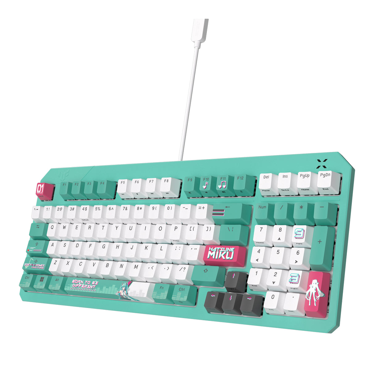 ASUS TUF Gaming K3 Gen II Hatsune Miku Edition keyboard USB Multicolour