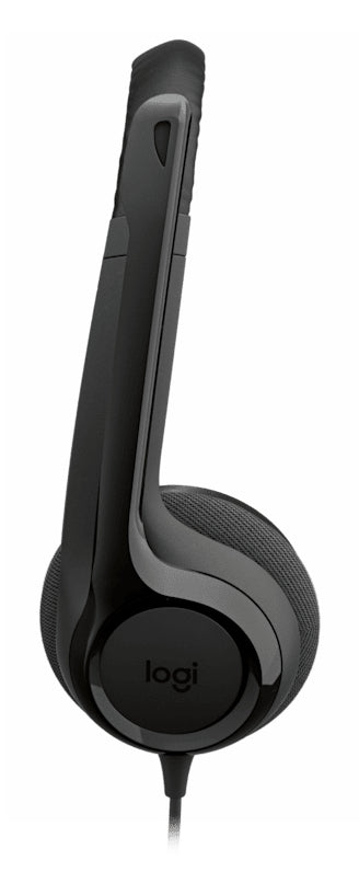 Logitech H390 USB Computer Headset, Negro, USB-C
