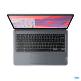 Lenovo 14e Chromebook Gen 3 Intel® N N200 35.6 cm (14") Touchscreen Full HD 8 GB LPDDR5-SDRAM 128 GB eMMC Wi-Fi 6E (802.11ax) ChromeOS Grey QWERTY US English