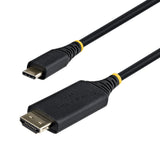 StarTech.com 3m USB-C to HDMI Adapter Cable, Gripping HDMI Connector, 4K 60Hz, Thunderbolt Compatible, HDR, Uni-Directional Cord for MacBook, Dell, HP, Lenovo