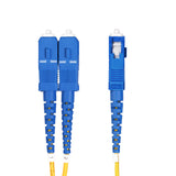 StarTech.com 30m (98.4ft) LC to SC (UPC) OS2 Single Mode Duplex Fiber Optic Cable, 9/125µm, 100G, Bend Insensitive, Low Insertion Loss - LSZH Fiber Jumper Cord