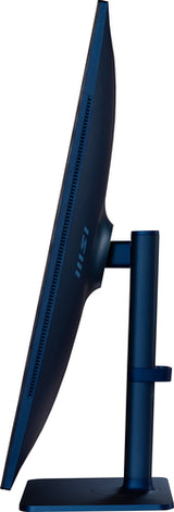 MSI Modern MD272QP Ultramarine 27 Inch Monitor with Adjustable Stand, WQHD (2560 x 1440), 75Hz, IPS, 4ms, HDMI, DisplayPort, USB Type-C, Built-in USB Hub, Built-in Speakers, Anti-Glare, Anti-Flicker, Less Blue light, TÜV Certified, VESA, Ultramarine