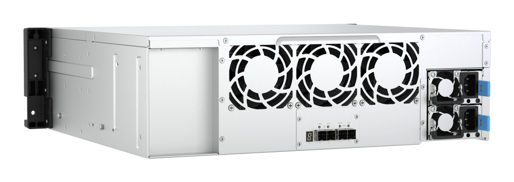 QNAP TL-R1600PES-RP storage drive enclosure HDD/SSD enclosure Black, Grey 2.5/3.5"