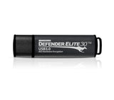 iStorage Kanguru Defender Elite30™ USB 3.0 128GB| Secure Flash Drive | FIPS 197 Certified, 256-bit AES hardware encryption (XTS Mode) | TAA Compliant