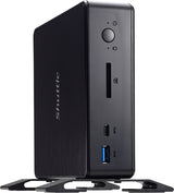 Shuttle Nano PC NC10U7 , Intel i7-8565U, 1x HDMI, 1x DP, 1x 2.5" bay, 1x M.2, 1x LAN, 1x COM, Wifi, 24/7 permanent operation, incl. VESA & Stand