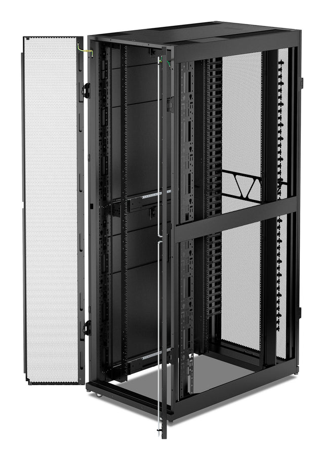 APC NetShelter SX, Networking Rack Enclosure, 48U, 2258H x 750W x 1200D mm, with Sides, Black
