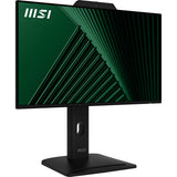 MSI Pro MP242PMG 23.8 Inch Monitor, FHD (1920 x 1080), 120Hz, IPS, 1ms, 1x HDMI 1.4b, 1x DP 1.2a, 1x D-Sub(VGA), 2xUSB 5Gbps Type-A, 1x USB 5Gbps Type-B, Built-in Speakers, Webcam, Anti-Glare, Anti-Flicker, Less Blue light, TÜV Certified, VESA...