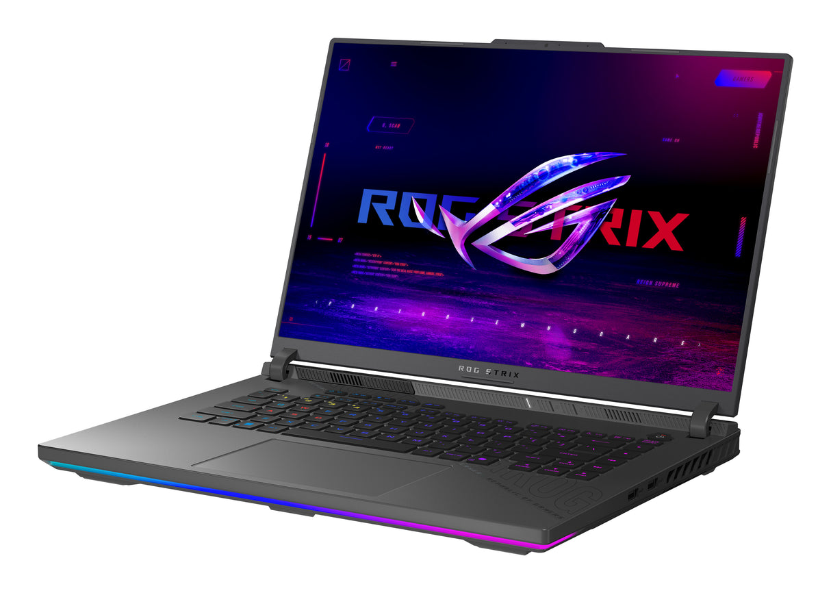 ASUS ROG Strix G16 G614PR-DB96-CA laptop AMD Ryzen™ 9 8940HX 40.6 cm (16") WUXGA 32 GB DDR5-SDRAM 1 TB SSD NVIDIA GeForce RTX 5070 Ti Wi-Fi 6E (802.11ax) Windows 11 Home Black, Grey