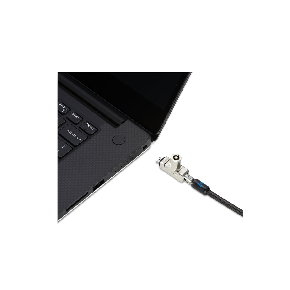 Kensington Slim N17 2.0 Keyed Laptop Lock for Wedge-Shaped Slots - Like Keyed