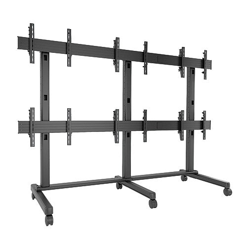 Chief Fusion® 3 x 2 Micro-Adjustable Large Freestanding Video Wall Cart