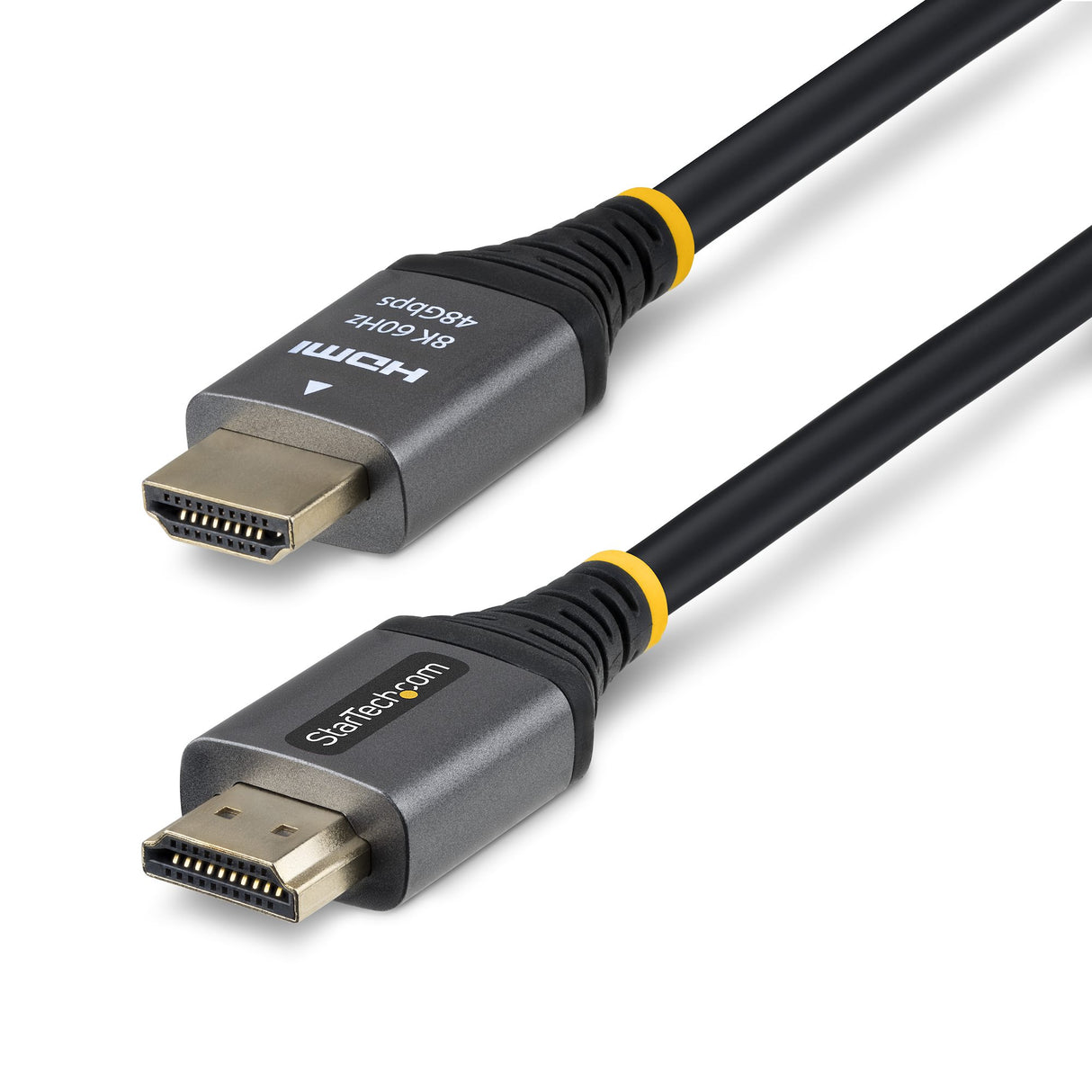 StarTech.com 3ft (91cm) Certified Ultra High Speed HDMI Cable, 8K 60Hz/4K 120Hz, HDMI 2.1 Cable with HDR10+ / eARC, 48Gbps, 8K HDMI Cord for Monitor/TV/Display, Flexible TPE Jacket