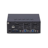 StarTech.com 2-Port Dual-Monitor DisplayPort and HDMI KVM Switch, 4K 60Hz, 1x HDMI & 1x DP Monitor, 2-Port USB 5Gbps Hub, 2x USB HID Ports, TAA Compliant