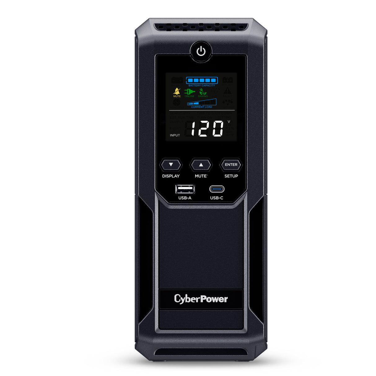 CyberPower LCD CP1500AVRLCD3 uninterruptible power supply (UPS) Line-Interactive 1.5 kVA 900 W 12 AC outlet(s)