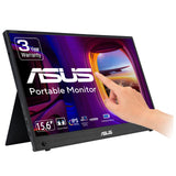 ASUS ZenScreen MB16AMTR computer monitor 39.6 cm (15.6") 1920 x 1080 pixels Full HD LCD Touchscreen Black