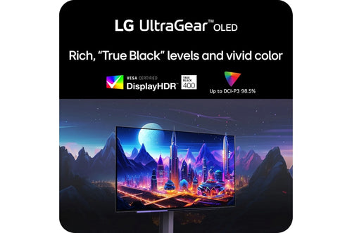 LG 27GS93QE-B computer monitor 68.6 cm (27") 2560 x 1440 pixels Quad HD OLED Black