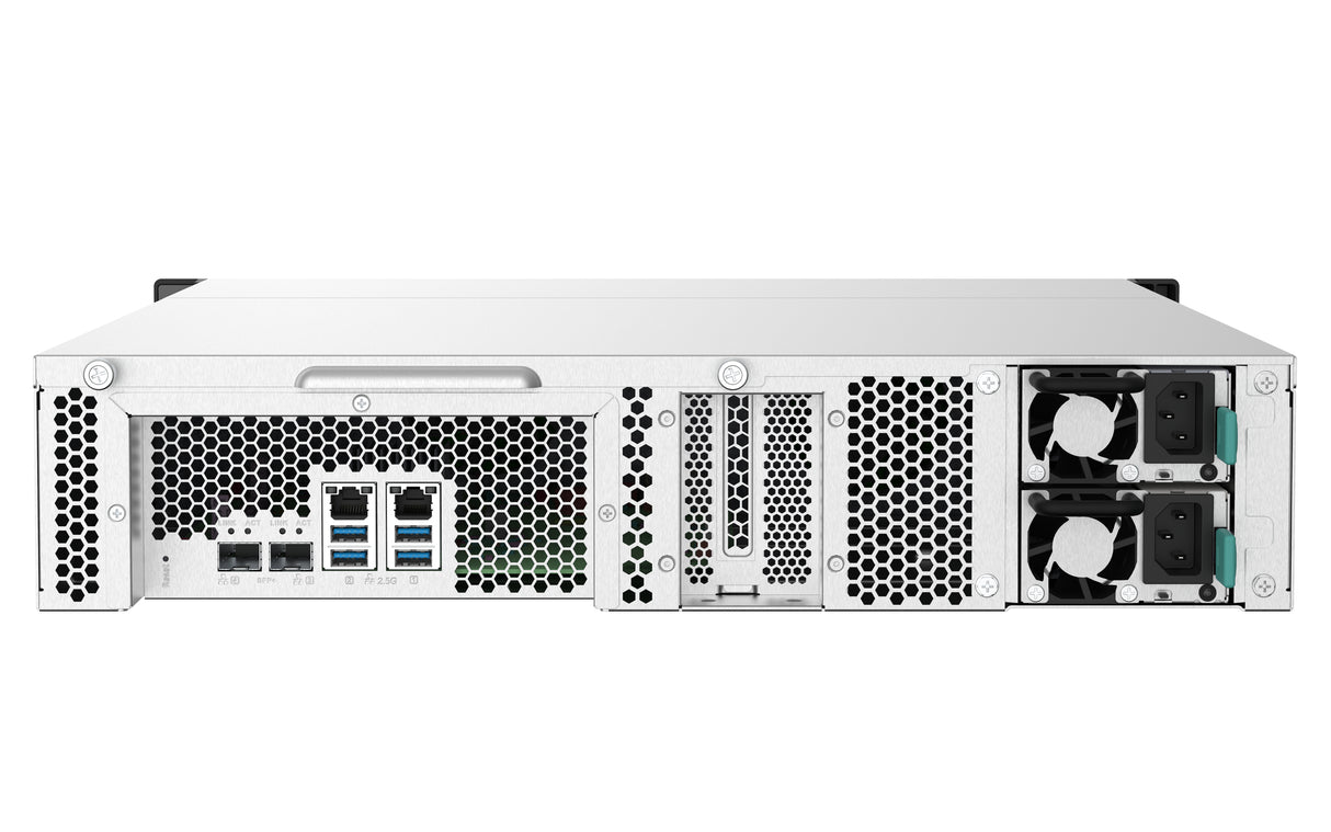 QNAP TS-1232PXU-RP NAS Rack (2U) Annapurna Labs AL324 4 GB DDR4 0 TB QNAP QTS Black