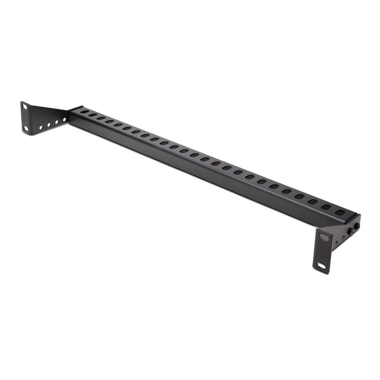 StarTech.com 1U Rack Mountable Cable Lacing Bar w/Adjustable Depth, Cable Support Guide For Organized 19" Racks/Cabinets, Horizontal Cable Guide For Patch Panels/Switches/PDUs