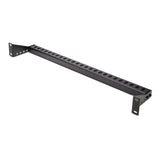 StarTech.com 1U Rack Mountable Cable Lacing Bar w/Adjustable Depth, Cable Support Guide For Organized 19" Racks/Cabinets, Horizontal Cable Guide For Patch Panels/Switches/PDUs