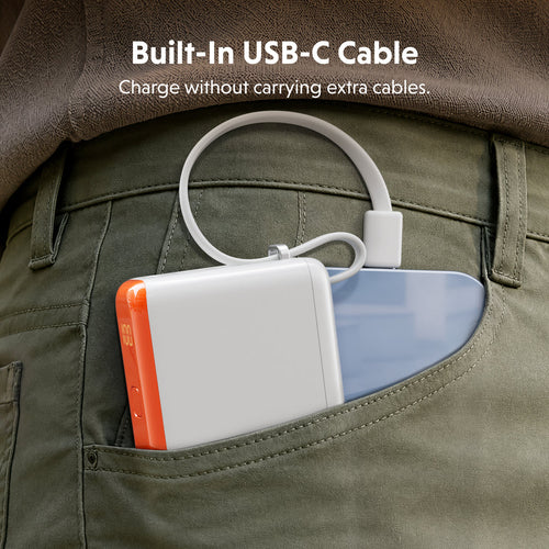 Targus HyperJuice Flex 10K 30W 5000 mAh White, Orange