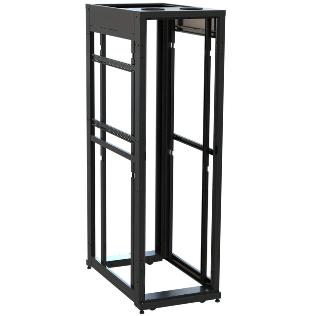 Middle Atlantic 42 RU SNE Series Rack Frame, 42 Inches Deep, 24 Inches Wide with 10-32 Rackrail