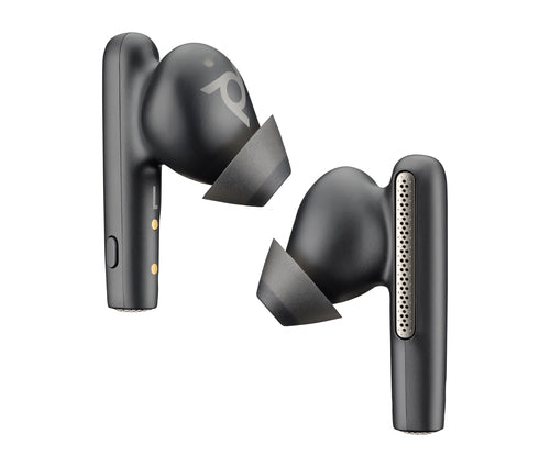 HP Poly Voyager Free 60 UC Carbon Black Earbuds +BT700 USB-C Adapter +Basic Charge Case