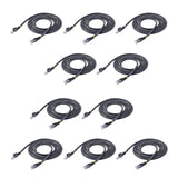 StarTech.com 6 ft. CAT6 Ethernet cable - 10 Pack - Black CAT6 Patch Cord - Snagless RJ45 Connectors - 24 AWG Copper Wire – UTP Ethernet Cable