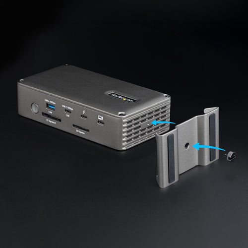 StarTech.com Thunderbolt 5 Dock with NVMe Slot for Mac and Windows, Up to Dual 8K 60Hz or Triple 4K 144Hz, 140W Laptop Charging, 5GbE, 120Gbps Bandwidth Boost