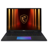 MSI Titan 18 HX AI A2XWIG-087CA Intel Core Ultra 9 285HX Laptop 45.7 cm (18") UHD+ 64 GB DDR5-SDRAM 4 TB SSD NVIDIA GeForce RTX 5080 Wi-Fi 7 (802.11be) Windows 11 Pro Black