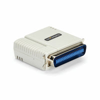 StarTech.com Ethernet to Parallel Network Print Server, 10/100Mbps LAN, WebUI Enabled, Centronics Ethernet Printer Server Adapter, Enhances Legacy Printer, TAA