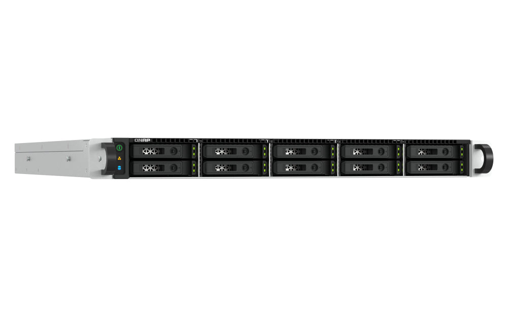 QNAP TS-h1077AFU-R7-32G NAS Rack (1U) AMD Ryzen™ 7 32 GB DDR5 0 TB QNAP QTS Black, Grey