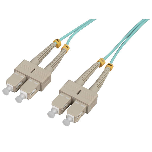 Intellinet 752121 InfiniBand/fibre optic cable 15 m SC MMF Aqua colour