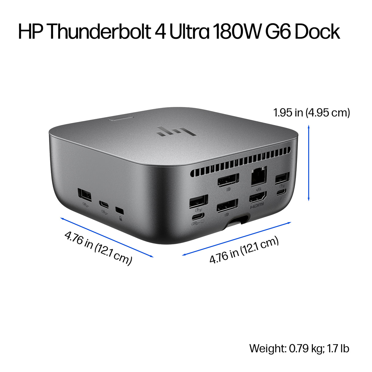 HP Thunderbolt 4 Ultra 180W G6 Dock