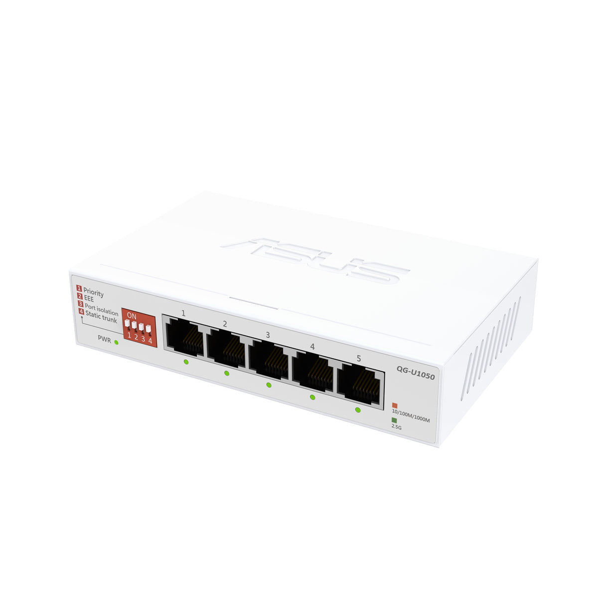 ASUS QG-U1050 Unmanaged 2.5G Ethernet (100/1000/2500) White