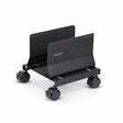 StarTech.com Computer Tower Cart, Rolling Mobile CPU Caddy on Wheels/Casters, Max Load 46.3lb/21kg, Adjustable PC Case Mount, Desktop Floor Stand, Steel Dolly, TAA