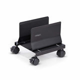 StarTech.com Computer Tower Cart, Rolling Mobile CPU Caddy on Wheels/Casters, Max Load 46.3lb/21kg, Adjustable PC Case Mount, Desktop Floor Stand, Steel Dolly, TAA
