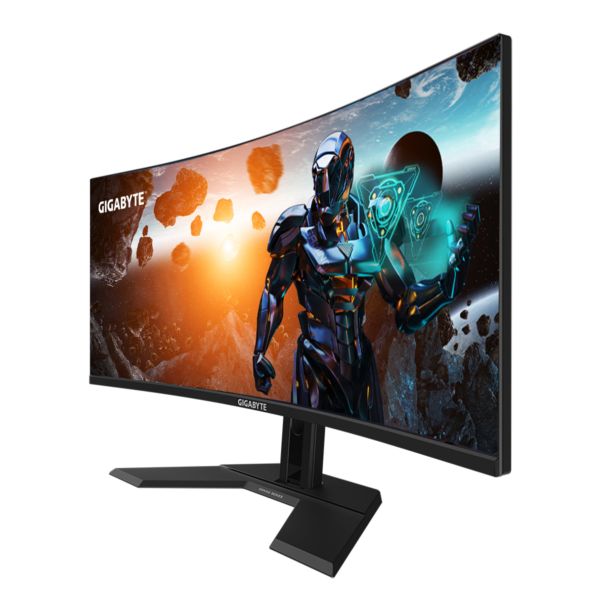 GIGABYTE GS34WQC 34" WQHD Curved Gaming Monitor - 3440 x 1440, 1500R, 300Hz, 1ms, 250 cd/m², FreeSync Premium, HDR Ready, HDMI 2.0, Displayport 1.4