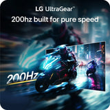 LG 32 Inch UltraGear™ G6, QHD 200Hz Gaming Monitor