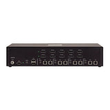 StarTech.com Secure 4-Port Dual-Monitor KVM Switch, DisplayPort, 4K 60Hz, NIAP 4.0 Desktop KVM, CAC, Metal Housing, Made in the USA
